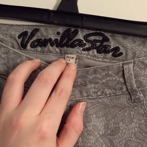 Vanilla Star Pants - Vanilla Star Patterned Skinny Jeans Vanilla Star Pants - Vanilla Star Patterned Skinny Jeans